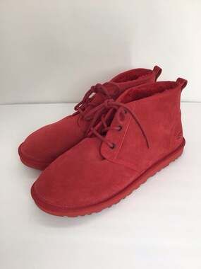 UGG Samb Neumel Chukka Ankle Boot Samba Red Lace-Up Fleece Lined Size 13